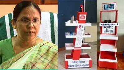 ചൈനയ്ക്ക് ആകാമെങ്കില്‍ നമുക്ക് എന്ത് കൊണ്ട് ആയിക്കൂടാ ?; കൊവിഡ് രോഗികള്‍ക്ക് ഭക്ഷണം നല്‍കാന്‍ റോബോട്ടിനെ വികസിപ്പിച്ച് വിമല്‍ജ്യോതി കോളെജ്; അഭിനന്ദനങ്ങളുമായി ആരോഗ്യമന്ത്രി