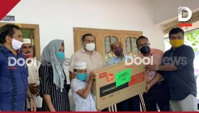 മില്‍മ ഫായിസിന് പതിനായിരം രൂപയും ടിവിയും നല്‍കി; തുക ദുരിതാശ്വാസ നിധിയിലേക്ക് നല്‍കി ഫായിസ്