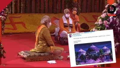 ബാബരി ജയിക്കും; രാമക്ഷേത്ര ഭൂമി പൂജാ ചടങ്ങിനിടെ ട്വിറ്ററില്‍ ട്രെന്‍ഡിംഗായി ബാബരി സിന്ദാഹേ ക്യാംപെയ്ന്‍