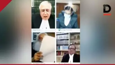 ‘പേപ്പറിന് മുകളിലൂടെ ഉയരുന്ന പുക’; ഓണ്‍ലൈന്‍ വാദത്തിനിടെ ഹൂക്ക വലിച്ച് അഭിഭാഷകന്‍; ചിരി പടര്‍ത്തി രാജസ്ഥാന്‍ കോടതിയിലെ വാദം, വീഡിയോ
