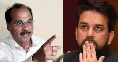 ‘ഏതാണീ പയ്യന്‍’; നെഹ്റുവിനെ അധിക്ഷേപിച്ച അനുരാഗ് ഠാക്കൂറിന്റെ വായടപ്പിച്ച് അധിര്‍ ചൗധരി; സഭയില്‍ പ്രതിഷേധം