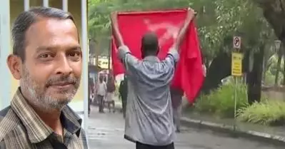 ‘ഒറ്റക്കൊരു പാര്‍ട്ടിയായ ആ മനുഷ്യന്‍’; ചെങ്കൊടിയേന്തിയ രതീഷിന് പറയാനുള്ളത്