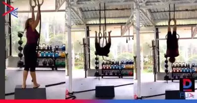 തലകുത്തി നിന്ന് മോഹന്‍ലാലിന്റെ മകള്‍ വിസ്മയുടെ അഭ്യാസം; വൈറലായി വീഡിയോ