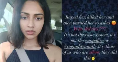 വിവാദ വില്‍പനയാണോ നിങ്ങളുടെ ലക്ഷ്യം; ഹാത്രാസ് സംഭവത്തിലെ പോസ്റ്റ് മനോരമ വളച്ചൊടിച്ചെന്ന് അമലാ പോള്‍