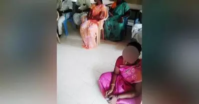 തമിഴ്‌നാട്ടില്‍ പഞ്ചായത്ത് പ്രസിഡന്റായ ദളിത് സ്ത്രീയെ തറയിലിരുത്തി ഭരണസമിതി യോഗം
