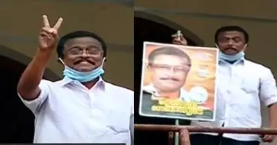 കഷ്ടപ്പെട്ട് സീറ്റൊപ്പിച്ചപ്പോള്‍ സ്ഥാനാര്‍ത്ഥിക്ക് കൊവിഡ്; വീടിന്റെ മട്ടുപ്പാവിലിരുന്ന് നെല്‍സന്റെ തെരഞ്ഞെടുപ്പ് പ്രചരണം