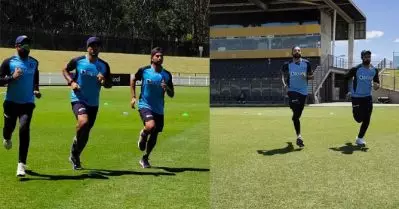 ടീം ഇന്ത്യയ്ക്ക് കൊവിഡ് നെഗറ്റീവ്; ഔട്ട് ഡോര്‍ പരിശീലനം ആരംഭിച്ച് താരങ്ങള്‍