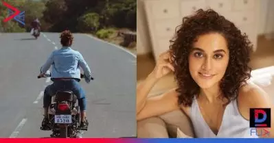 ‘ഹെല്‍മെറ്റില്ലാതെ ബൈക്ക് ഓടിച്ചതിന് പിഴയടയ്ക്കുന്നതിന് തൊട്ടുമുമ്പ്’ ; വൈറലായി തപ്‌സി പന്നുവിന്റെ ഇന്‍സ്റ്റഗ്രാം പോസ്റ്റ്