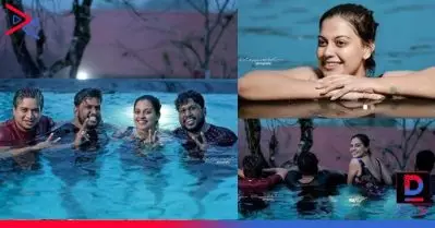 സൈബര്‍ ‘ആങ്ങളമാരുടെ’ വായടപ്പിച്ച് അനുശ്രീ; സ്വിമ്മിങ് പൂള്‍ ചിത്രത്തിനൊപ്പം മാസ് ഡയലോഗും