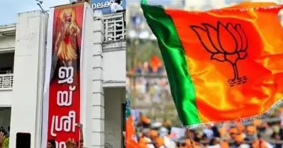 ഇത് നിങ്ങളുടെ അണ്ടിമുക്ക് ശാഖയല്ല; പാലക്കാട് നഗരസഭാ കെട്ടിടത്തില്‍ ശിവജിയുടെ ചിത്രവും ജയ് ശ്രീറാം ബാനറും ഉയര്‍ത്തിയ ബി.ജെ.പിക്കെതിരെ പ്രതിഷേധം കനക്കുന്നു