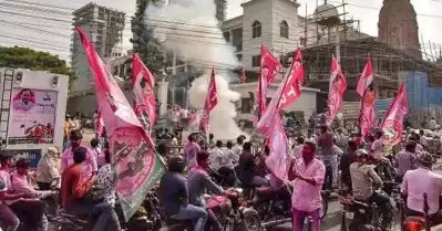 ഹൈദരാബാദില്‍ ആര്‍ക്കും കേവലഭൂരിപക്ഷമില്ല; ടി.ആര്‍.എസ് ഏറ്റവും വലിയ ഒറ്റക്കക്ഷി