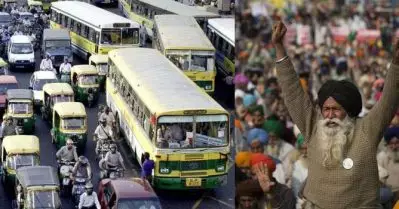 “ഞങ്ങളുമുണ്ട് നിങ്ങളുടെ കൂടെ”; ഭാരത് ബന്ദിന് പിന്തുണയുമായി ഗതാഗത സംഘടനകള്‍, രാജ്യം നിശ്ചലമാകും
