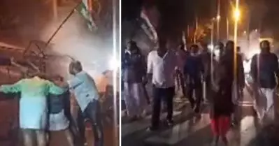 ഗവര്‍ണര്‍ക്കെതിരെ പ്രതിഷേധം; രാജ്ഭവനിലേക്ക് പന്തംകൊളുത്തി യൂത്ത് കോണ്‍ഗ്രസ് പ്രകടനം; ജലപീരങ്കി