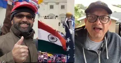 @/#&%*! എന്തിനാണ് മലയാളികളുടെ പേര് വെടക്കാക്കുന്നത്; ക്യാപിറ്റോള്‍ കലാപത്തില്‍ ഇന്ത്യന്‍ പതാകയേന്തിയ മലയാളിക്കെതിരെ വല്ലാത്ത പഹയ്യന്‍