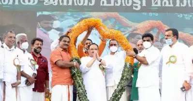 തൃശ്ശൂരിലെ പൊതു സമ്മേളനം; ജെ.പി നദ്ദയും നേതാക്കളുമടക്കം ആയിരം ബി.ജെ.പി പ്രവര്‍ത്തകര്‍ക്കെതിരെ കേസ്