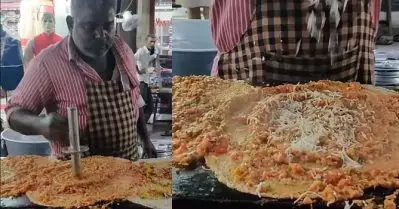രജനീകാന്ത് സ്‌റ്റൈലില്‍ മുത്തു ഉണ്ടാക്കിയ രജനീകാന്ത് ദോശയാണ് ഇപ്പോള്‍ വൈറല്‍: വീഡിയോ