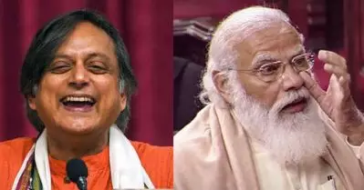 ടികായതിന് മാത്രമല്ല തനിക്കും കണ്ണീരുണ്ടെന്ന് തെളിയിക്കാനുള്ള ‘കലാപരമായ പ്രകടനം’; മോദിയെ പരിഹസിച്ച് തരൂര്‍