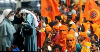മതംമാറ്റാന്‍ ശ്രമിക്കുകയാണെന്ന് ആരോപണം; മലയാളി കന്യാസ്ത്രീകളടങ്ങിയ സംഘത്തിന് നേരെ ബജ്‌റംഗ് ദള്‍ ആക്രമണം