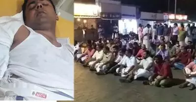 ബി.ജെ.പി സ്ഥാനാര്‍ഥിയെ എല്‍.ഡി.എഫ് പ്രവര്‍ത്തകര്‍ മര്‍ദിച്ചെന്ന് ആരോപണം; ആലപ്പുഴയില്‍ ബി.ജെ.പി പ്രതിഷേധം