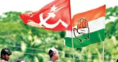 കോണ്‍ഗ്രസിലെ മുതിര്‍ന്ന നേതാവ് ബി.ജെ.പിയുമായി ചര്‍ച്ച നടത്തുന്നു, തൂക്കുമന്ത്രിസഭയെങ്കില്‍ മറുകണ്ടം ചാടും; ബംഗാള്‍ കോണ്‍ഗ്രസിനെതിരെ ഇടത് മഹാസഖ്യത്തിലെ കക്ഷി