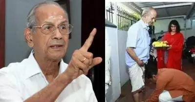 കാല്‍ കഴുകുന്നത് വിവാദമാക്കുന്നത് ദേശഭക്തിയില്ലാത്തവര്‍, സംസ്‌കാരശൂന്യര്‍: ഇ. ശ്രീധരന്‍