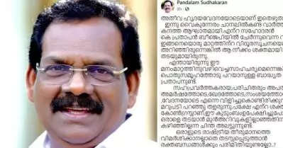 ‘സഹപ്രവര്‍ത്തകര്‍ എന്നെ സംശയത്തോടെ വിളിക്കുന്നു, എന്റെ ശക്തി കോണ്‍ഗ്രസാണ്’; സഹോദരന്‍ ബി.ജെ.പിയില്‍ ചേര്‍ന്നതില്‍ പന്തളം സുധാകരന്‍