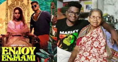 എന്‍ജോയ് എന്‍ജാമിയ്ക്ക് മുത്തശ്ശിയ്‌ക്കൊപ്പം ലിപ് സിങ്ക് ചെയ്ത് അറിവ്; വോട്ടെടുപ്പ് ദിനത്തില്‍ ശ്രദ്ധേയമായി വീഡിയോ