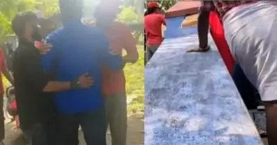 ‘ഹിന്ദു- മുസ്‌ലിം പ്രണയം പറയുന്ന സിനിമ ചിത്രീകരിക്കാന്‍ അനുവദിക്കില്ല’;പാലക്കാട് സിനിമാ ഷൂട്ടിംഗ് തടഞ്ഞ് സംഘപരിവാര്‍ പ്രവര്‍ത്തകര്‍