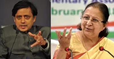 ‘എന്റെ മരണം പ്രഖ്യാപിക്കാന്‍ എന്ത് അടിയന്തര സാഹചര്യമായിരുന്നു’? തരൂരിനെതിരെ സുമിത്ര മഹാജന്‍