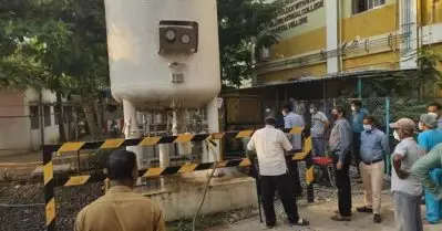 തമിഴ്‌നാട്ടില്‍ ഓക്‌സിജന്‍ കിട്ടാതെ ഏഴ് കൊവിഡ് രോഗികള്‍ മരിച്ചു; പ്രതിഷേധവുമായി ബന്ധുക്കള്‍