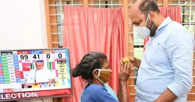 കൗണ്ടിംഗിന് ശേഷം പി. രാജീവ് ആദ്യം സന്ദര്‍ശിച്ചത് ‘എന്തായാലും ജയിക്കണം എന്ന് കരഞ്ഞു പറഞ്ഞ’ പങ്കി ചേച്ചിയെ