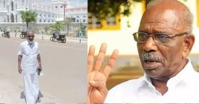 വാക്ക് പാലിക്കാനുള്ളതാണ്; തലമൊട്ടയടിച്ച് ഇ.എം അഗസ്തി