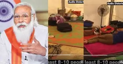 സെന്‍ട്രല്‍ വിസ്ത നിര്‍മാണ സ്ഥലത്ത് ചിത്രങ്ങള്‍ എടുക്കുന്നതിന് വിലക്ക്; തൊഴിലാളികള്‍ താമസിക്കുന്നത് മോശം സ്ഥിതിയിലെന്നും റിപ്പോര്‍ട്ട്