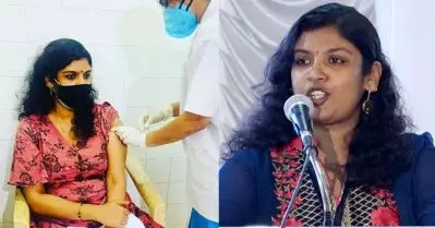 ‘പിന്‍വാതിലല്ല, മുന്‍വാതില്‍ വഴിതന്നെയാണ്’; കൊവിഡ് വാക്‌സിന്‍ എടുത്തതിനു പിന്നാലെയുണ്ടായ പ്രചാരണങ്ങള്‍ക്ക് മറുപടിയുമായി ചിന്ത ജെറോം