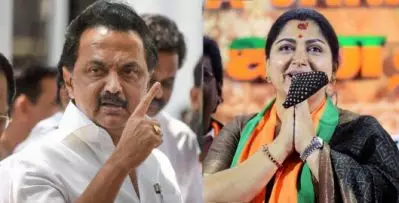 കൊവിഡിനെ തോല്‍പ്പിക്കാന്‍ തമിഴ് ജനത സ്റ്റാലിനൊപ്പം നില്‍ക്കണമെന്ന് ഖുശ്ബു