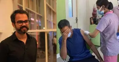 ‘മോണ്‍സ്റ്ററെ സൃഷ്ടിച്ചയാള്‍ക്ക് ഇത്ര പേടിയോ’; വാക്‌സിന്‍ എടുക്കുമ്പോള്‍ കണ്ണുംപൊത്തിയിരിക്കുന്ന കെ.ജി.എഫ് സംവിധായകനെ കളിയാക്കി ആരാധകര്‍
