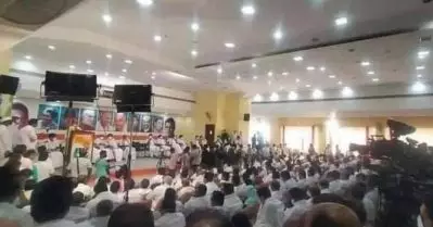 കെ.പി.സി.സി. പ്രസിഡന്റിന്റെ സ്ഥാനാരോഹണത്തിനിടെയുള്ള ആള്‍ക്കൂട്ടം; പൊലീസ് കേസെടുത്തു