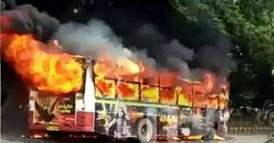 കളമശ്ശേരി ബസ് കത്തിക്കല്‍ കേസ്; പ്രതി കെ.എ. അനൂപിന് ആറ് വര്‍ഷം കഠിന തടവും പിഴയും