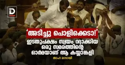 ‘അടിച്ചു പൊളിക്കെടാ!’ ഇടതുപക്ഷം സ്വയം റദ്ദാക്കിയ ഒരു സമരത്തിന്റെ ഓര്‍മയാണ് ആ കയ്യാങ്കളി
