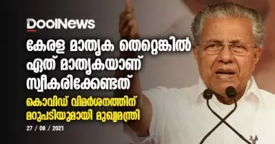 കേരള മാതൃക തെറ്റെങ്കില്‍ ഏത് മാതൃകയാണ് സ്വീകരിക്കേണ്ടത്, ചിലര്‍ ആശയക്കുഴപ്പമുണ്ടാക്കുന്നു; കൊവിഡ് വിമര്‍ശനത്തിന് മറുപടിയുമായി മുഖ്യമന്ത്രി