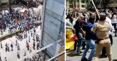 ഉദ്ദവിന്റെ കരണത്തടിക്കുമായിരുന്നെന്ന് കേന്ദ്രമന്ത്രി; മുംബൈയില്‍ ശിവസേന- ബി.ജെ.പി സംഘര്‍ഷം