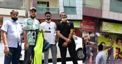 ഗര്‍ഭിണിയായ പൂച്ചയെ രക്ഷിച്ച മലയാളികള്‍ ഉള്‍പ്പടെയുള്ളവര്‍ക്ക് 10 ലക്ഷം രൂപ വീതം നല്‍കി ദുബായ് ഭരണാധികാരി