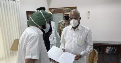 ഒടുവില്‍ രാജിവെച്ച് അമരീന്ദര്‍ സിംഗ്