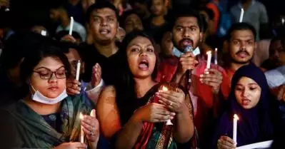 വര്‍ഗീയ ആക്രമണങ്ങള്‍ അവസാനിപ്പിക്കണം; ബംഗ്ലാദേശില്‍ പ്രതിഷേധവുമായി ജനങ്ങള്‍ തെരുവില്‍