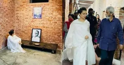 തടവില്‍ കിടക്കുന്ന സവര്‍ക്കേറയും ബ്രിട്ടീഷുകാര്‍ക്ക് പേടിയായിരുന്നു; സവര്‍ക്കറെ പാര്‍പ്പിച്ച ജയിലിലെത്തി കങ്കണ