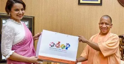 യോഗി ആദിത്യനാഥ് ശ്രീരാമനെപ്പോലെ തപസ്വിയായ രാജാവ്; കങ്കണ റണാവത്ത്