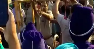 കര്‍ഷക സമരം നടക്കുന്ന സിംഗുവില്‍ യുവാവിനെ കൈ വെട്ടിയെടുത്ത് കൊന്ന് കെട്ടിത്തൂക്കി