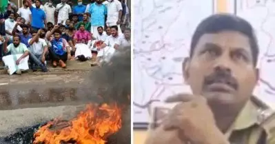 സി.ഐ സുധീറിനെതിരെ പ്രതിഷേധം; ഡി.ഐ.ജിയുടെ വാഹനം തടഞ്ഞ് കോണ്‍ഗ്രസ്പ്രവര്‍ത്തകര്‍; വാഹനത്തിന്റെ ആന്റിന ഒടിച്ചു