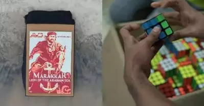 2035 റുബിക്‌സ് ക്യൂബുമായി മരക്കാര്‍ അറബിക്കടലിന്റെ പോസ്റ്റര്‍, വീഡിയോ