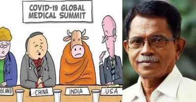ഞാനൊരു ചാണകസംഘിയാണ്, എന്റെ മുന്നില്‍ നിന്ന് നേരിട്ട് സംസാരിക്കാന്‍ ഇവര്‍ക്കാകുമോ? കാര്‍ട്ടൂണ്‍ അക്കാദമിയ്‌ക്കെതിരെ ടി.ജി. മോഹന്‍ദാസ്